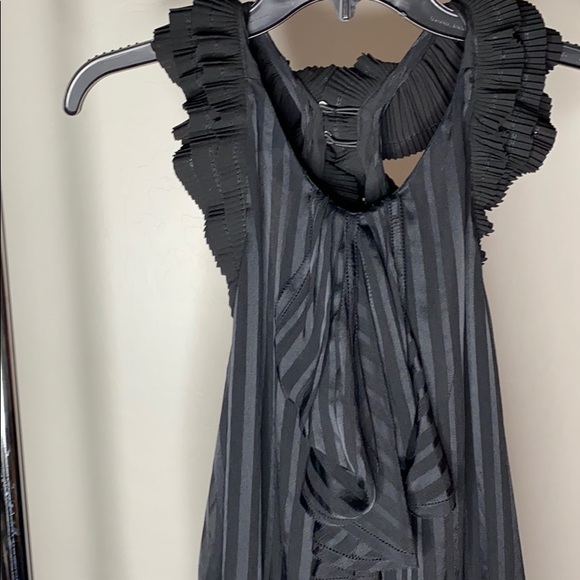 BCBG Ruffle Backless top - Picture 2 of 5